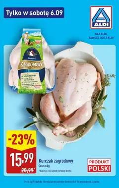 Pogląd gazetki "Tylko w sobotę" ze sklepu Aldi ważnej od 06.09.2025
