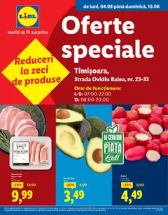 Previzualizarea de cataloage: Lidl Catalog - Timișoara valabil de la 04.08.2025