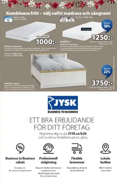 Förhandsgranska reklamblad Aktuella reklamblad JYSK från butik JYSK gäller från 03/11/2025 | Sida : 5