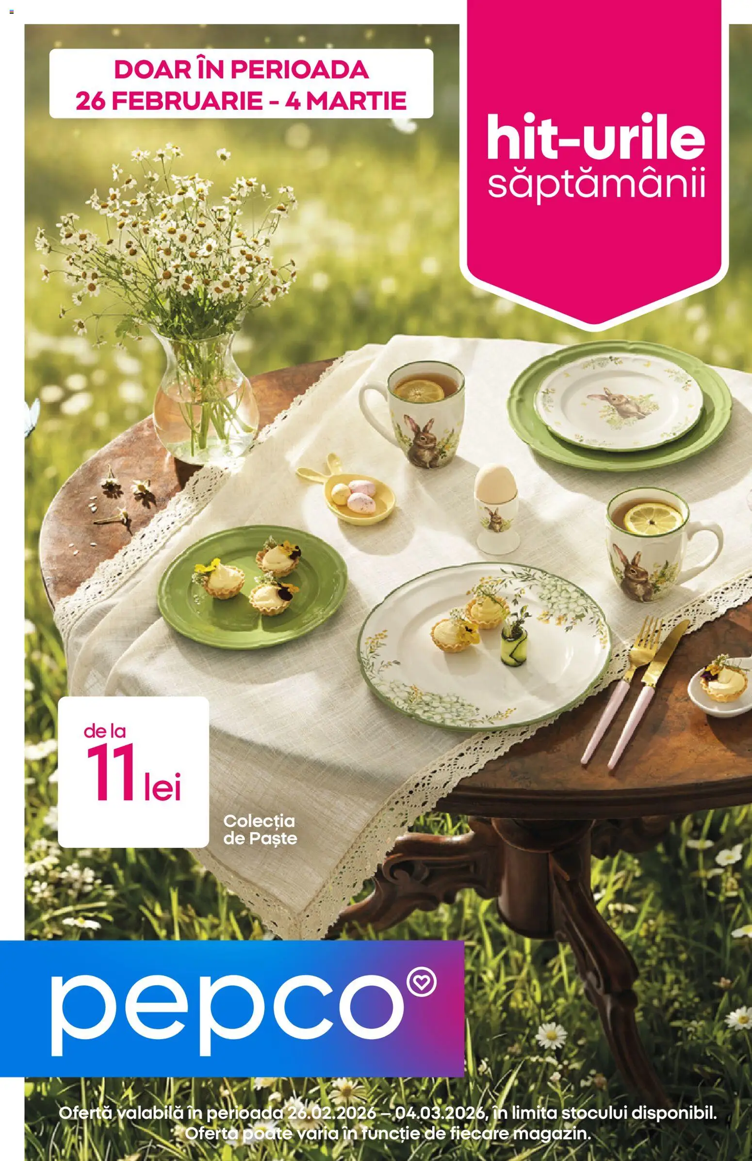 Previzualizarea de cataloage: Pepco Catalog nou valabil de la 26.02.2026