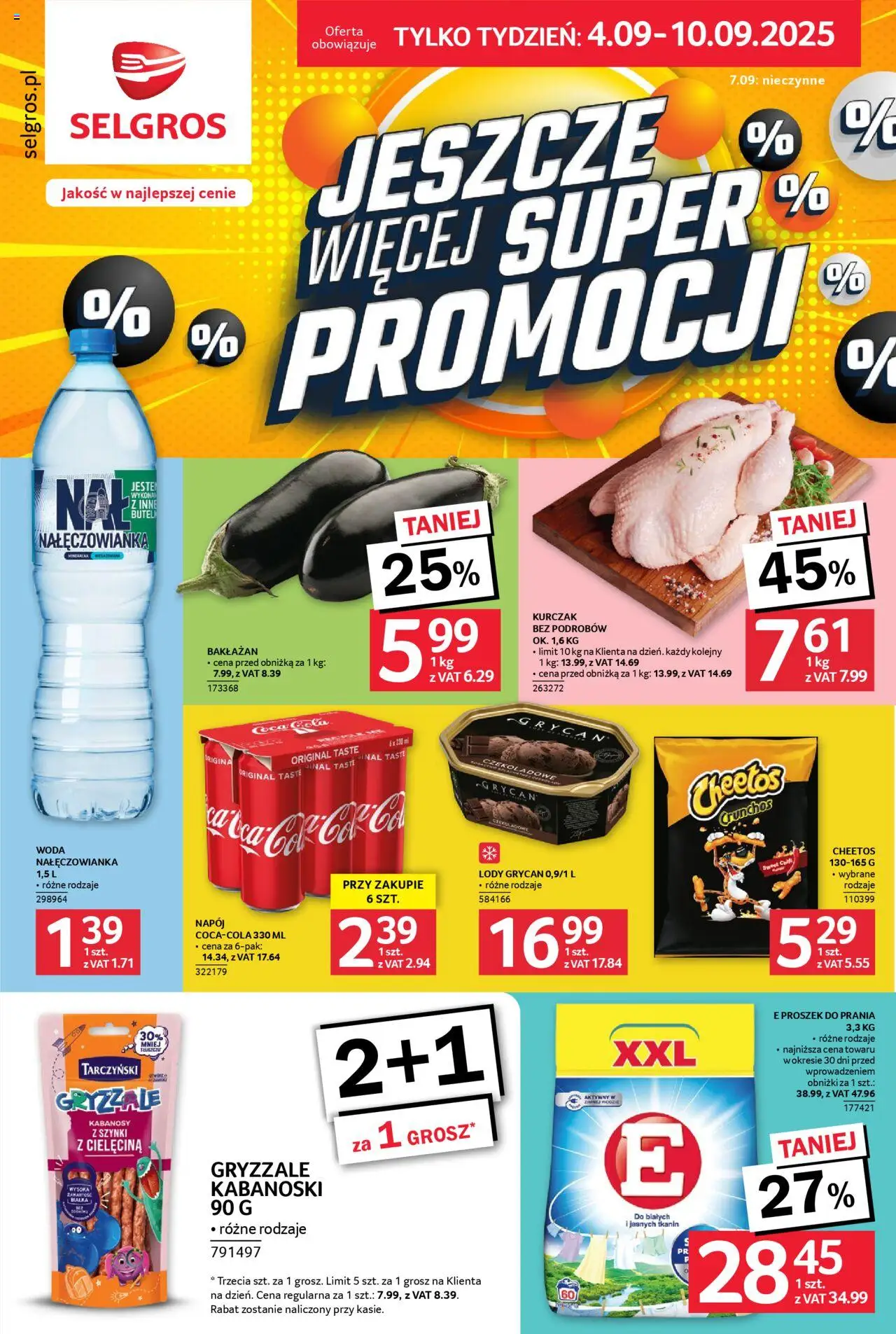Selgros cash&carry Jeszcze więcej super promocji od 04.09.2025 - Nowa Gazetka - Numer strony 1