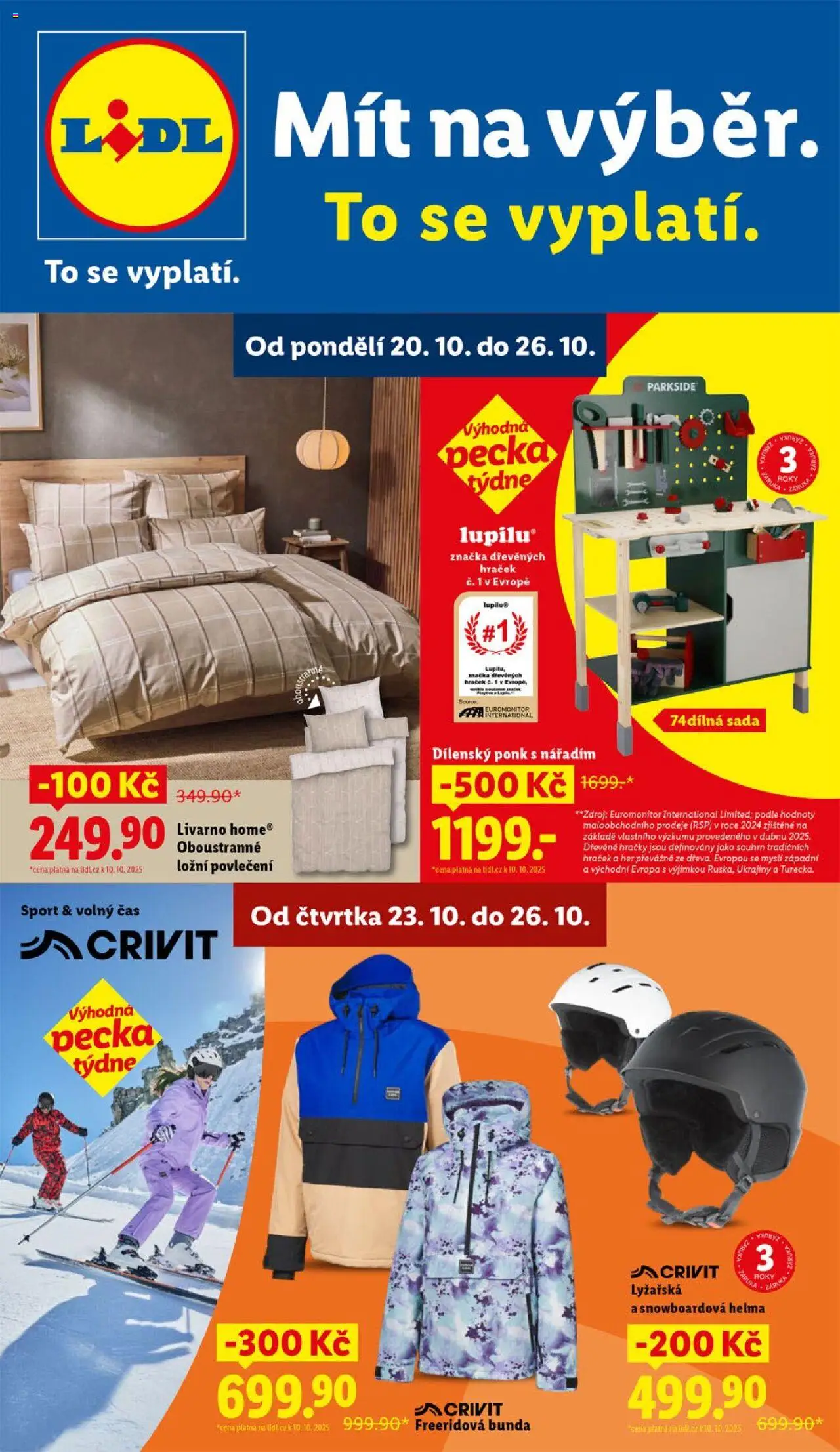  LIDL leták příští týden od 20.10.2025 >> Lidl Akce