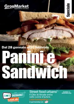 Anteprima dell'opuscolo Volantino Panini e Sandwich dal negozio Sogegross valido da 28/01/2026