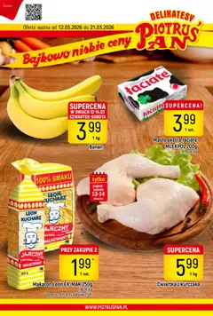 Pogląd gazetki "Piotruś Pan gazetka" ze sklepu Piotruś Pan ważnej od 12.03.2026