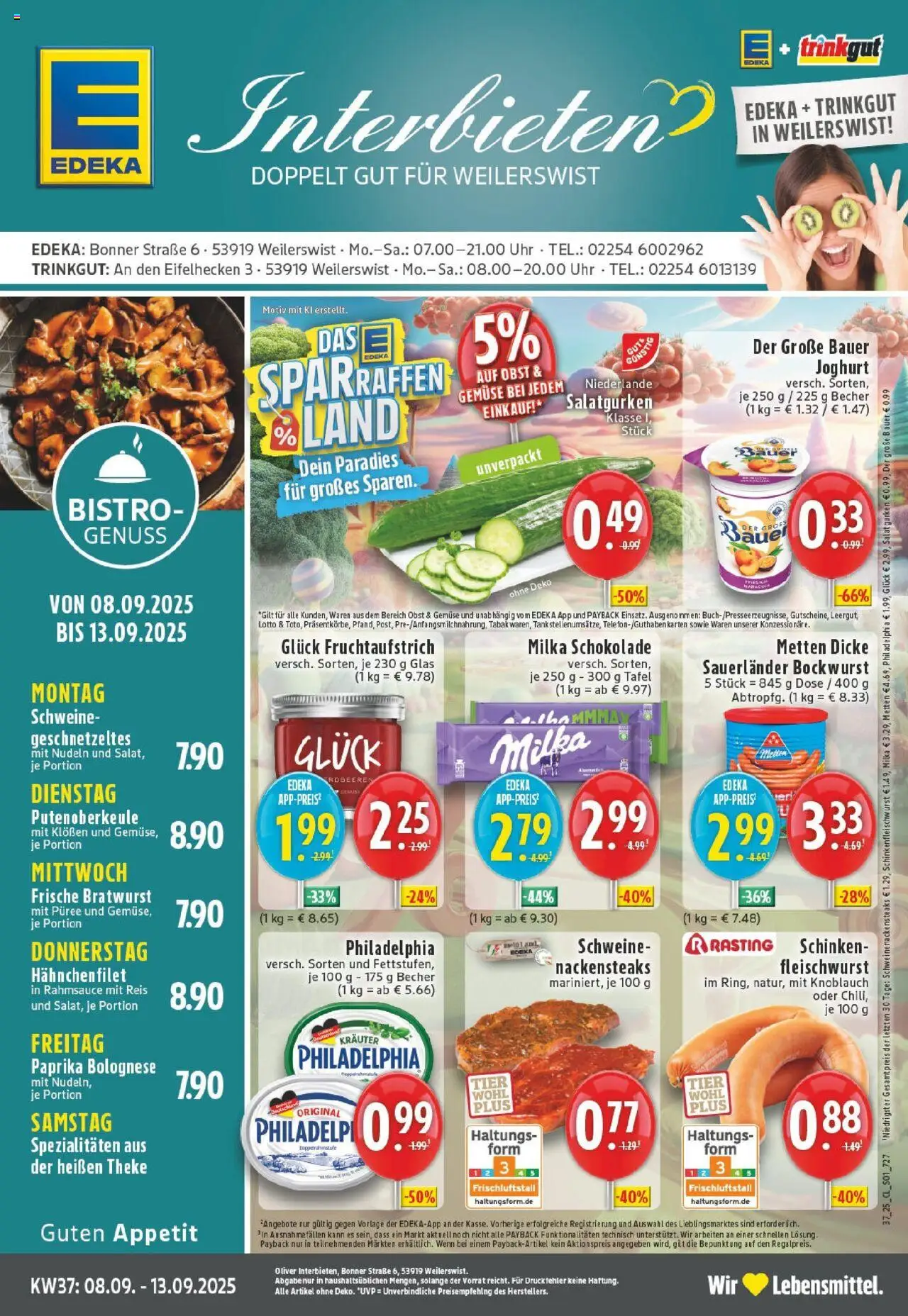 EDEKA Prospekt ab 07.09.2025 - Prospekt Weilerswist Online