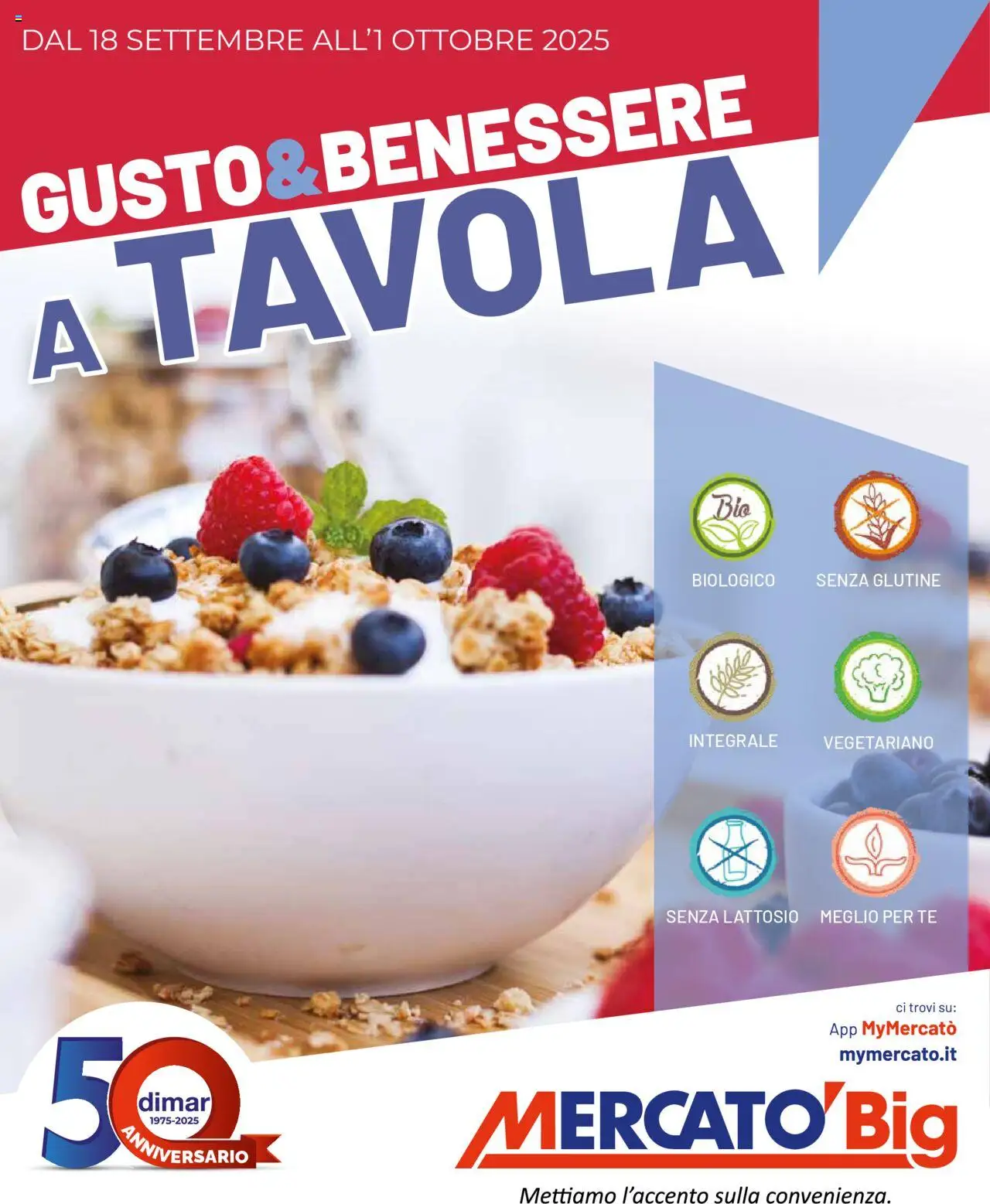 Volantino Mercatò valido da 18/09/2025 numero di pagina 1