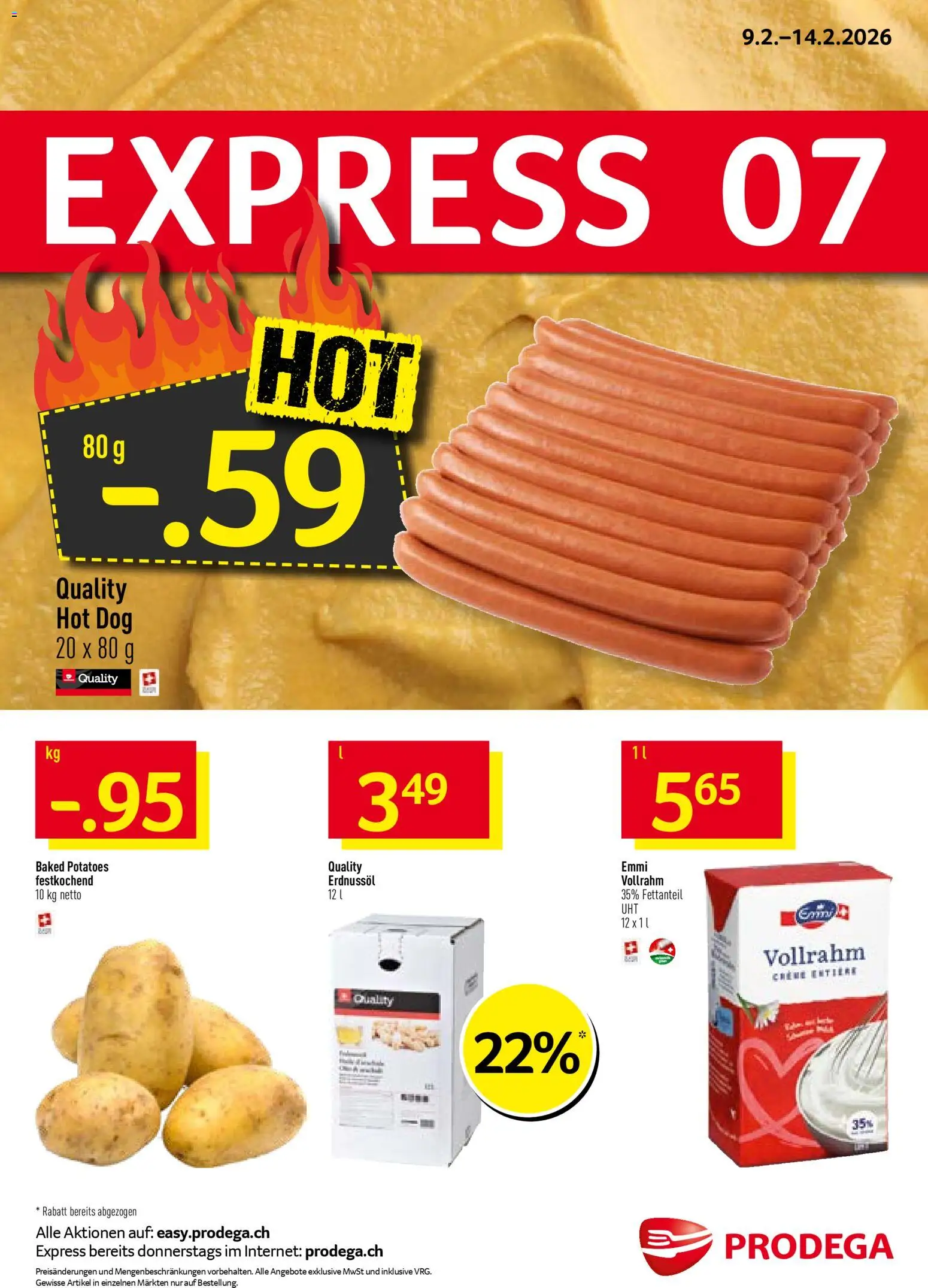 Vorschau des Merkblatts Aktionen vom Shop Prodega gültig von 09.02.2026 bis 14.02.2026