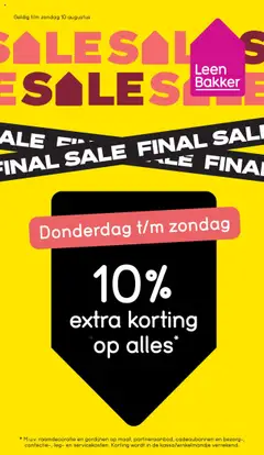 Voorbeeld van Folder WK van winkel Leen Bakker geldig vanaf 04-08-2025