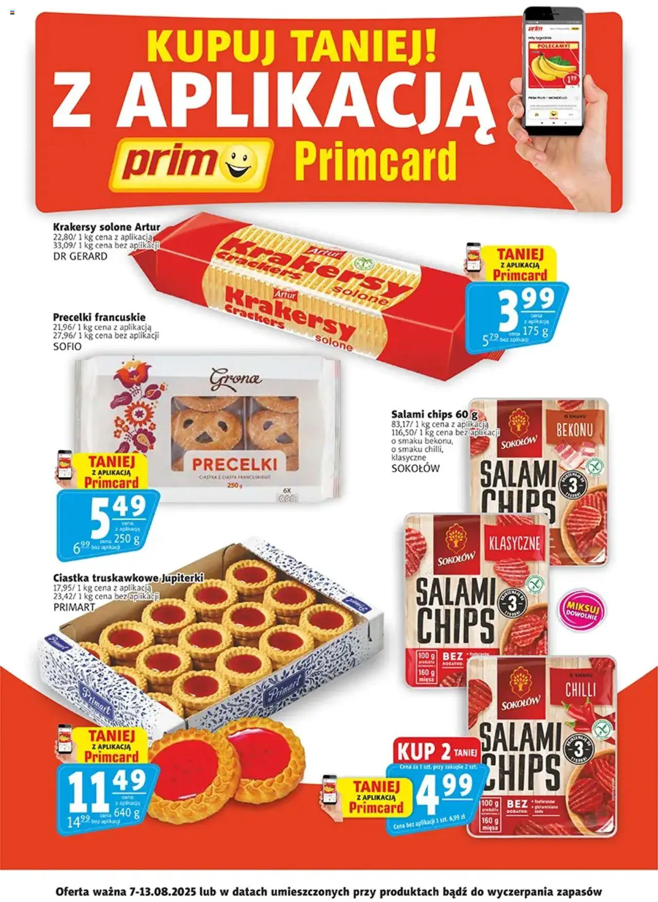 Prim Market Promocje Primcard od 07.08.2025 - Nowa Gazetka - Numer strony 1