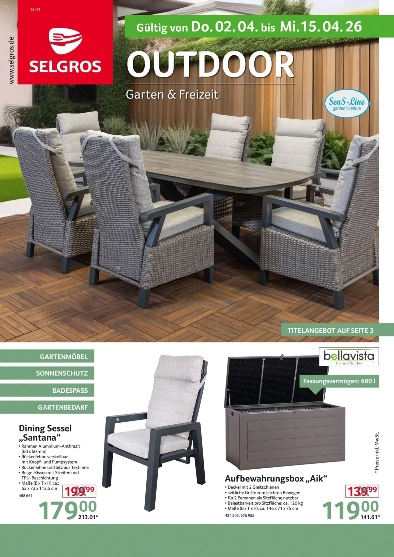 Vorschau von dem Prospekt des Geschäftes Selgros, gültig ab dem 02.04.2026