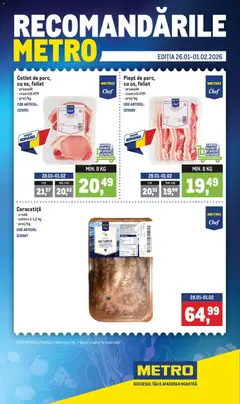 Previzualizarea de cataloage: Metro Catalog nou valabil de la 26.01.2026