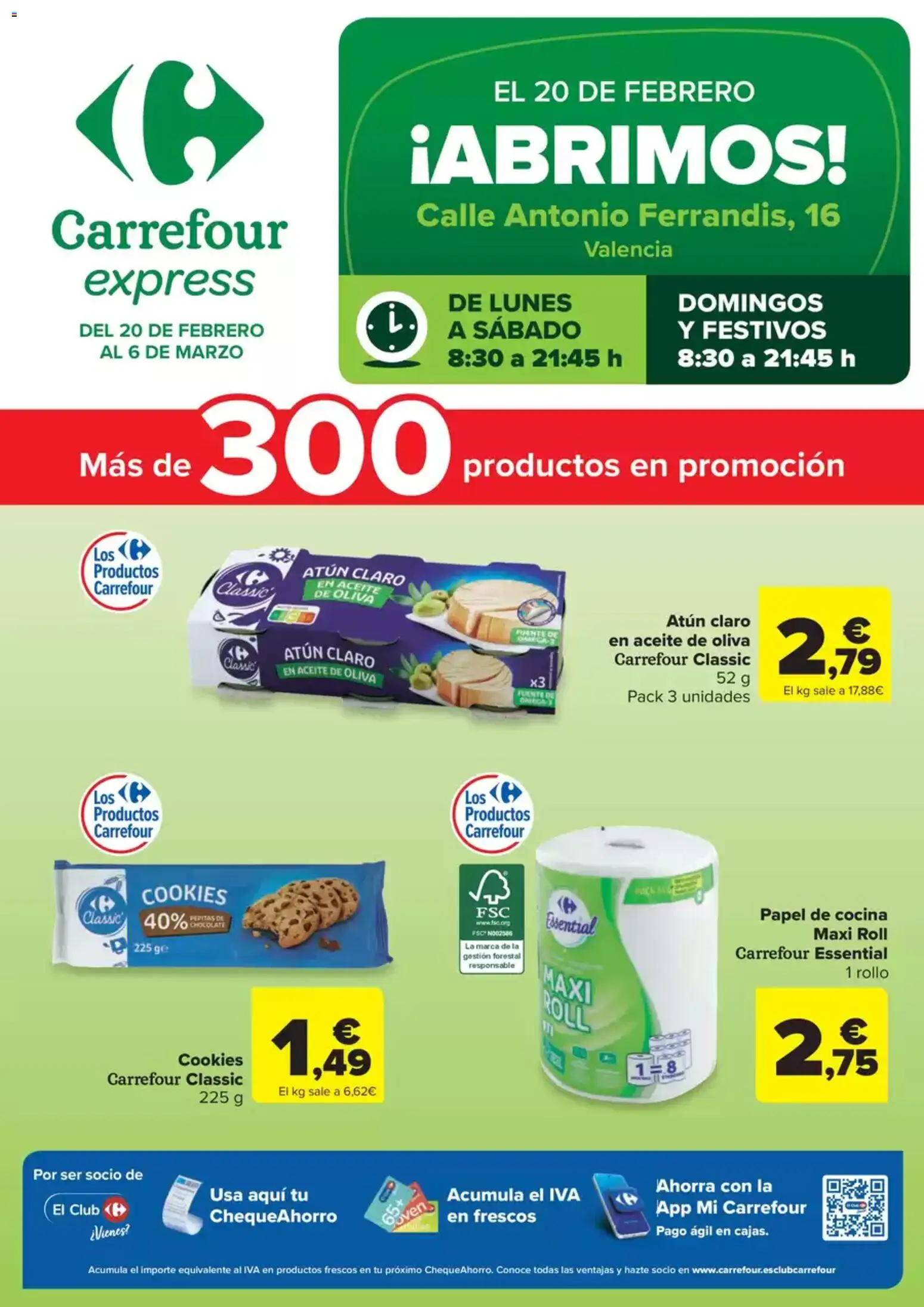 Vista previa del folleto de la tienda Carrefour Express válido desde el 20/02/2026 