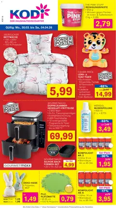 Vorschau von dem Prospekt des Geschäftes KODi, gültig ab dem 30.03.2026