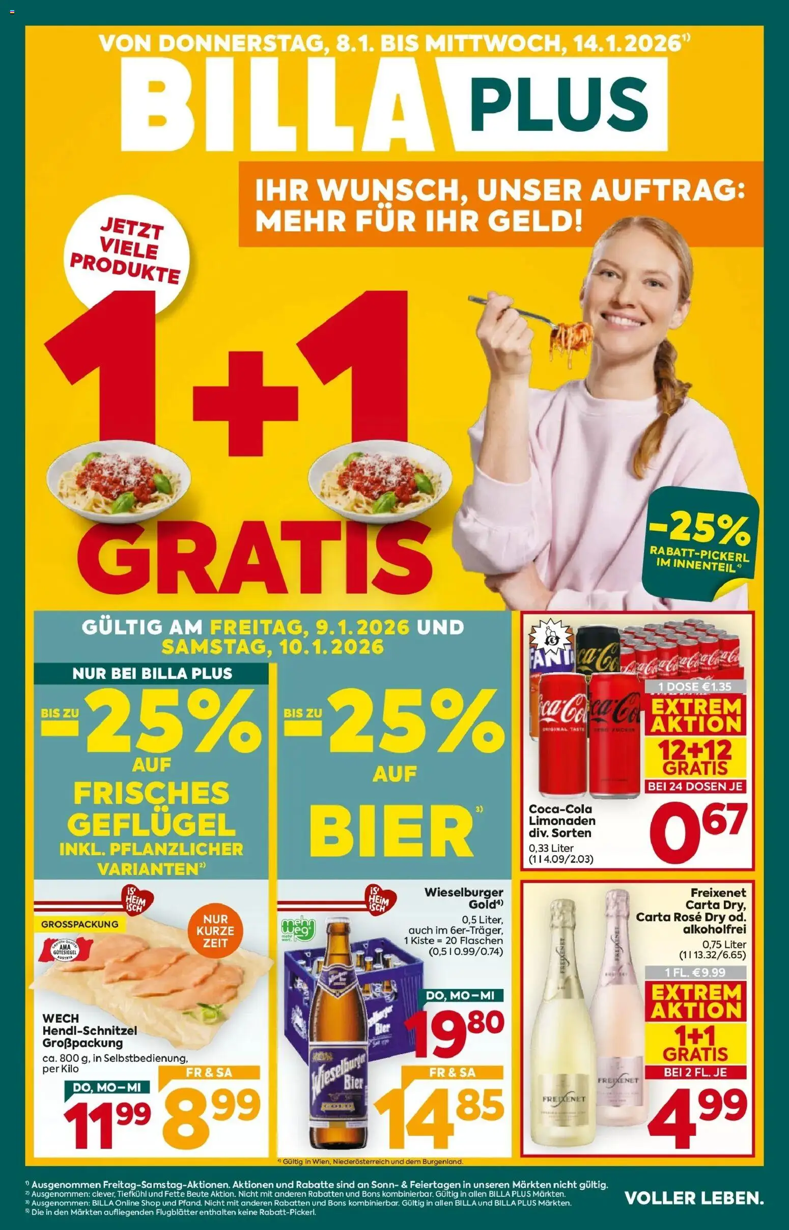 Vorschau der Angebote: Billa Plus Niederösterreich gültig ab 08.01.2026 - Bier