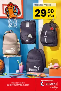 Vista previa del folleto de la tienda Eroski válido desde el 21/08/2025 