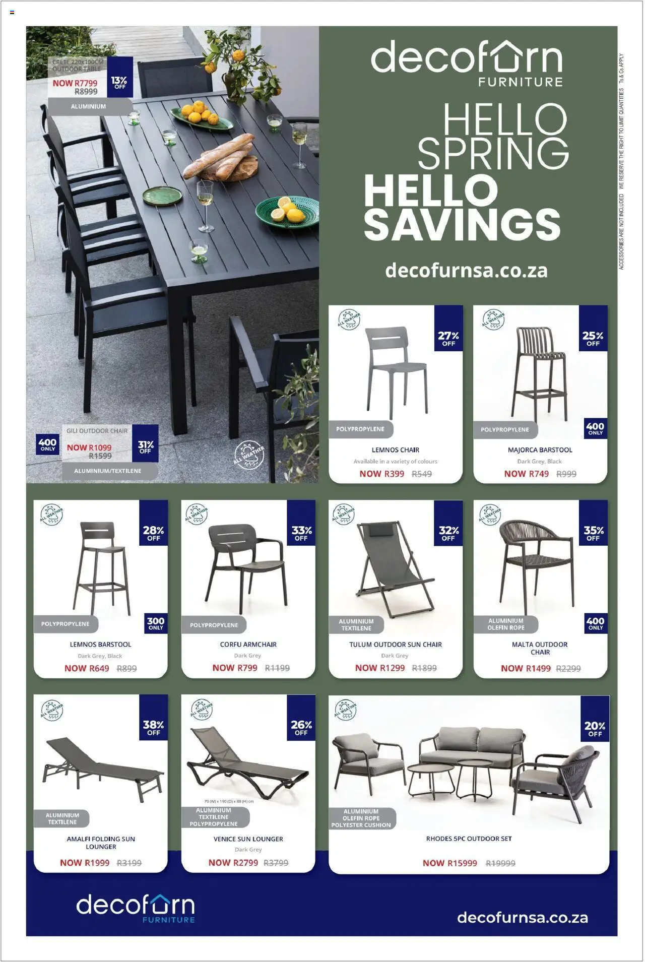 Decofurn Specials from from Monday 15/09/2025 > Promotions