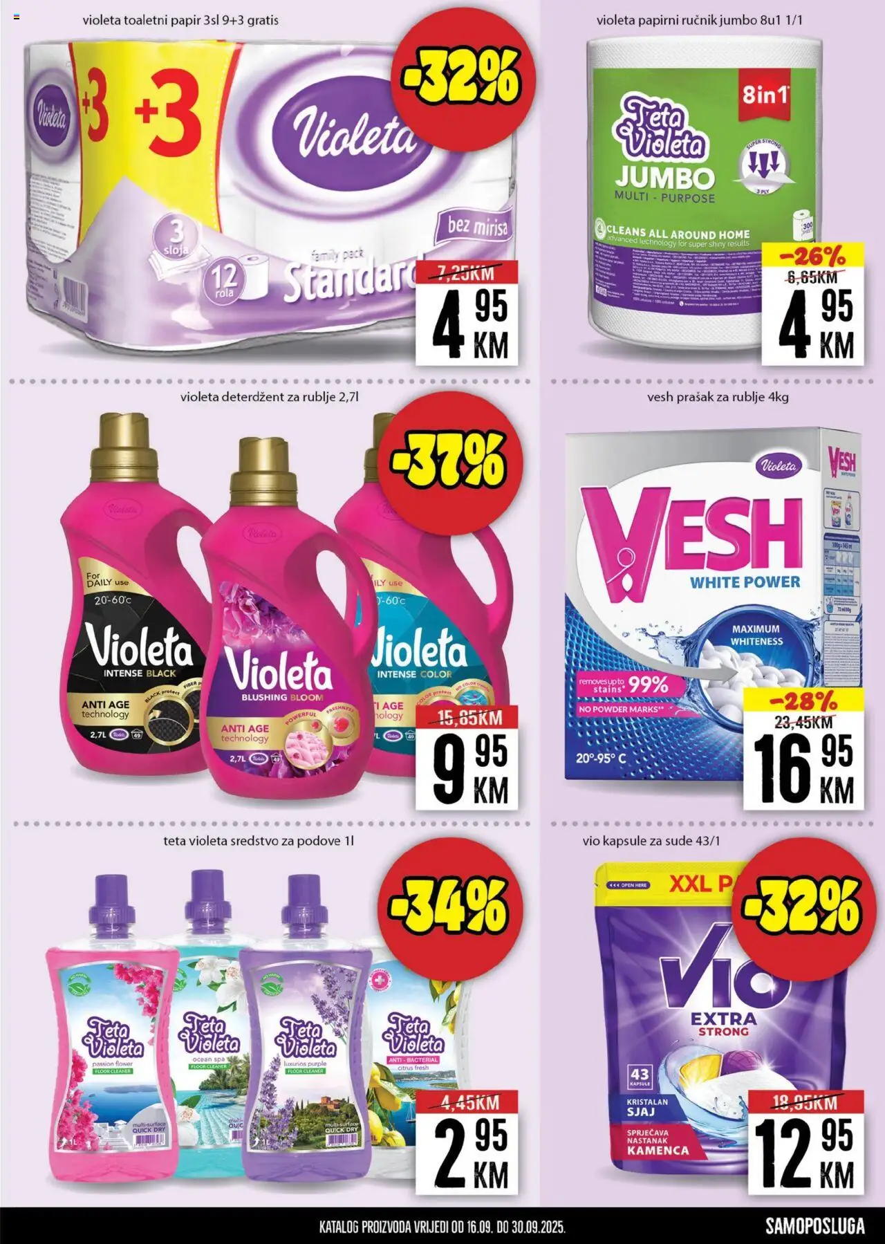 Pregled letka Katalog trgovine Prodex vrijedi od 2025.09.16