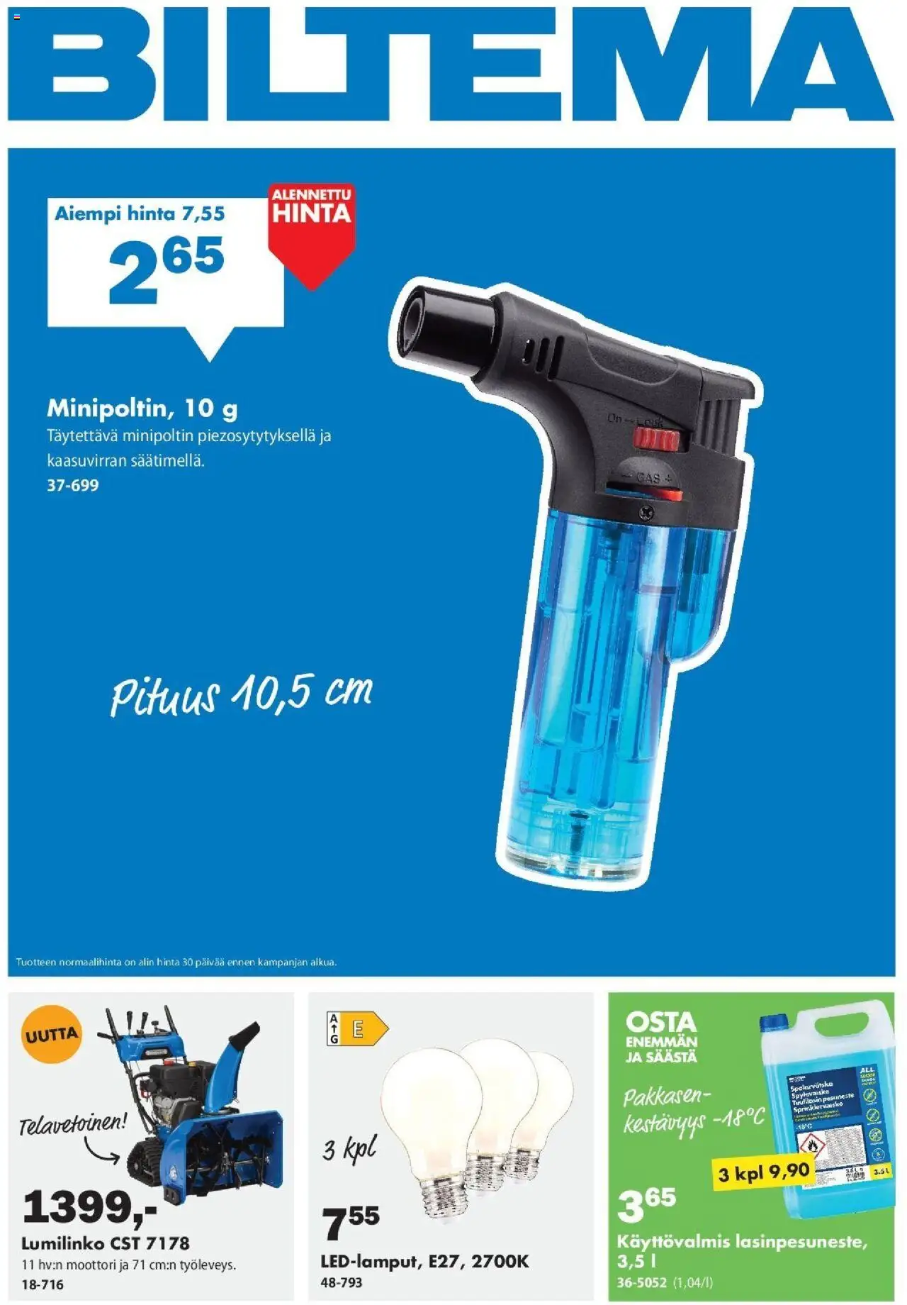 Biltema-kaupan Tarjoukset voimassa 13/10/2025 - Sivulla 1