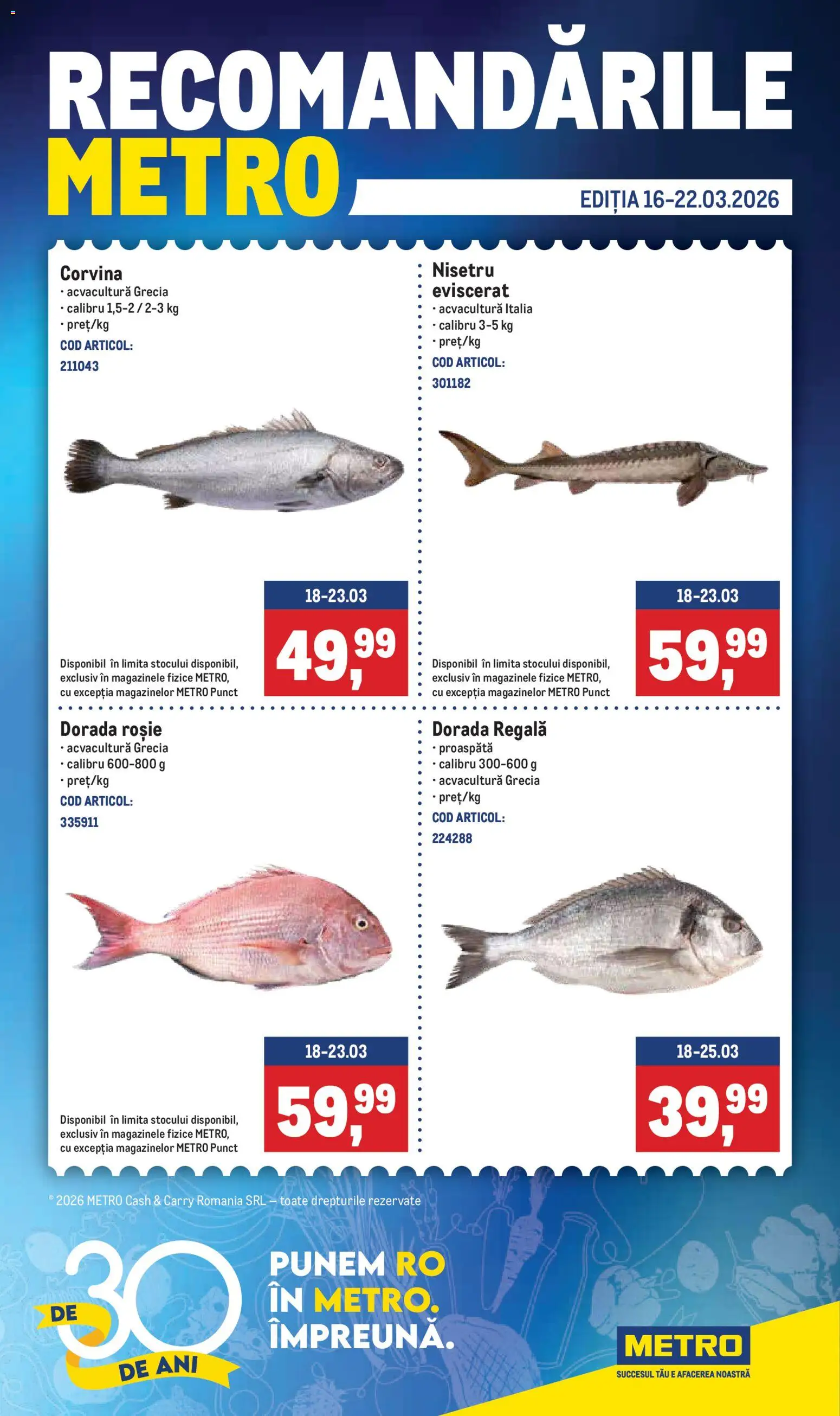 Previzualizarea de cataloage: Metro Metro Catalog valabil de la 16.03.2026