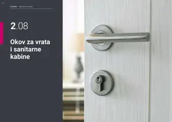 Pregled letka Okov za vrata i sanitarne kabine trgovine Elgrad vrijedi od 06.10.2025