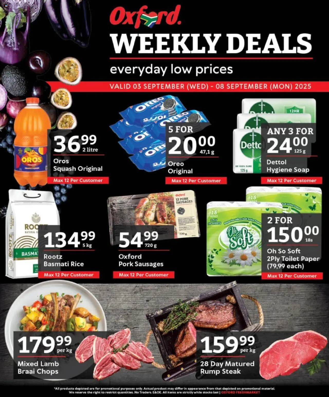 Oxford Freshmarket Specials from 03/09 - 08/09/2025 > Promotions