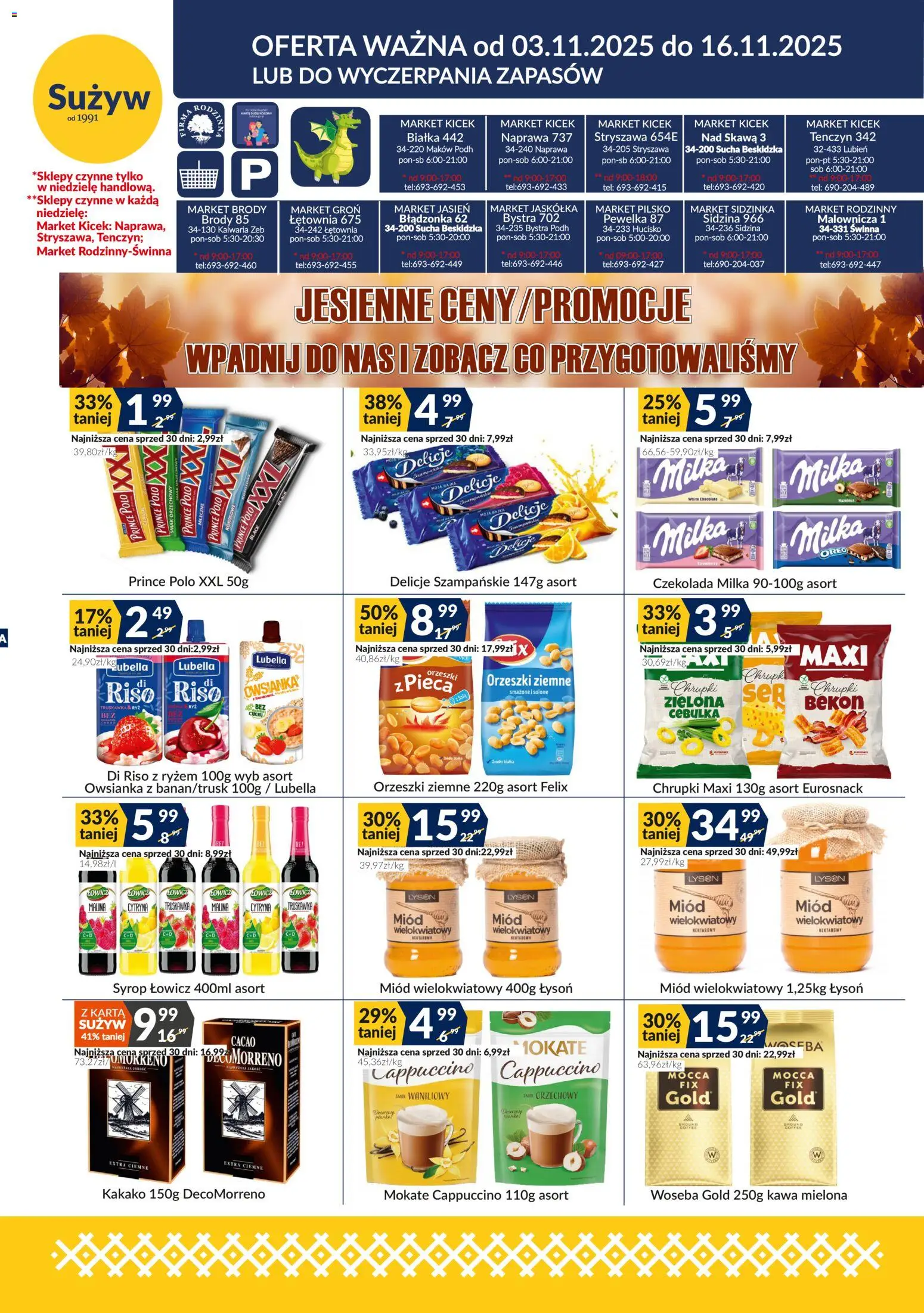 Pogląd gazetki "Gazetka" ze sklepu Sużyw ważnej od 03.11.2025