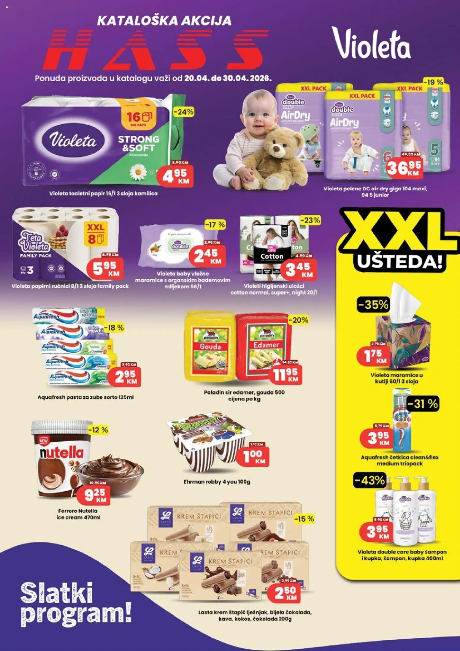 Pregled letka Hass katalog trgovine Hass vrijedi od 20.04.2026