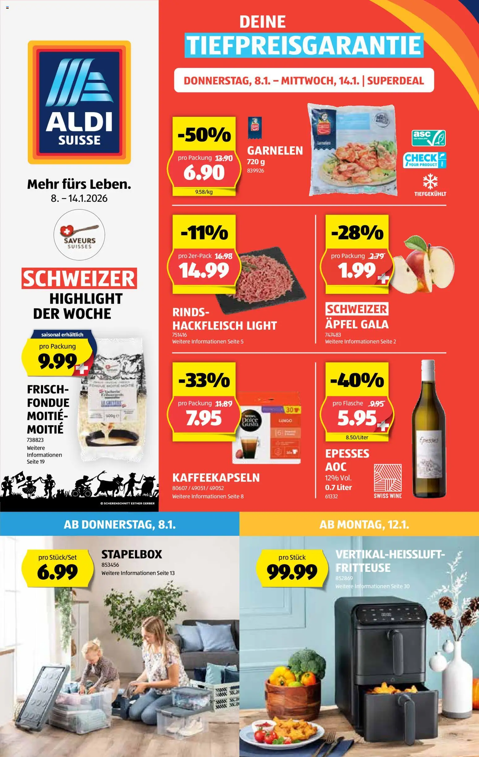 Vorschau des Merkblatts Aktionen vom Shop Aldi gültig von 08.01.2026 bis 14.01.2026