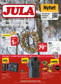 Forhåndsvis Kundeavis fra butikk Jula gyldig fra 30/10/2025