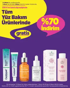 Gratis Gratis İndirim 07.04.2026 - Broşürünün önizlemesi