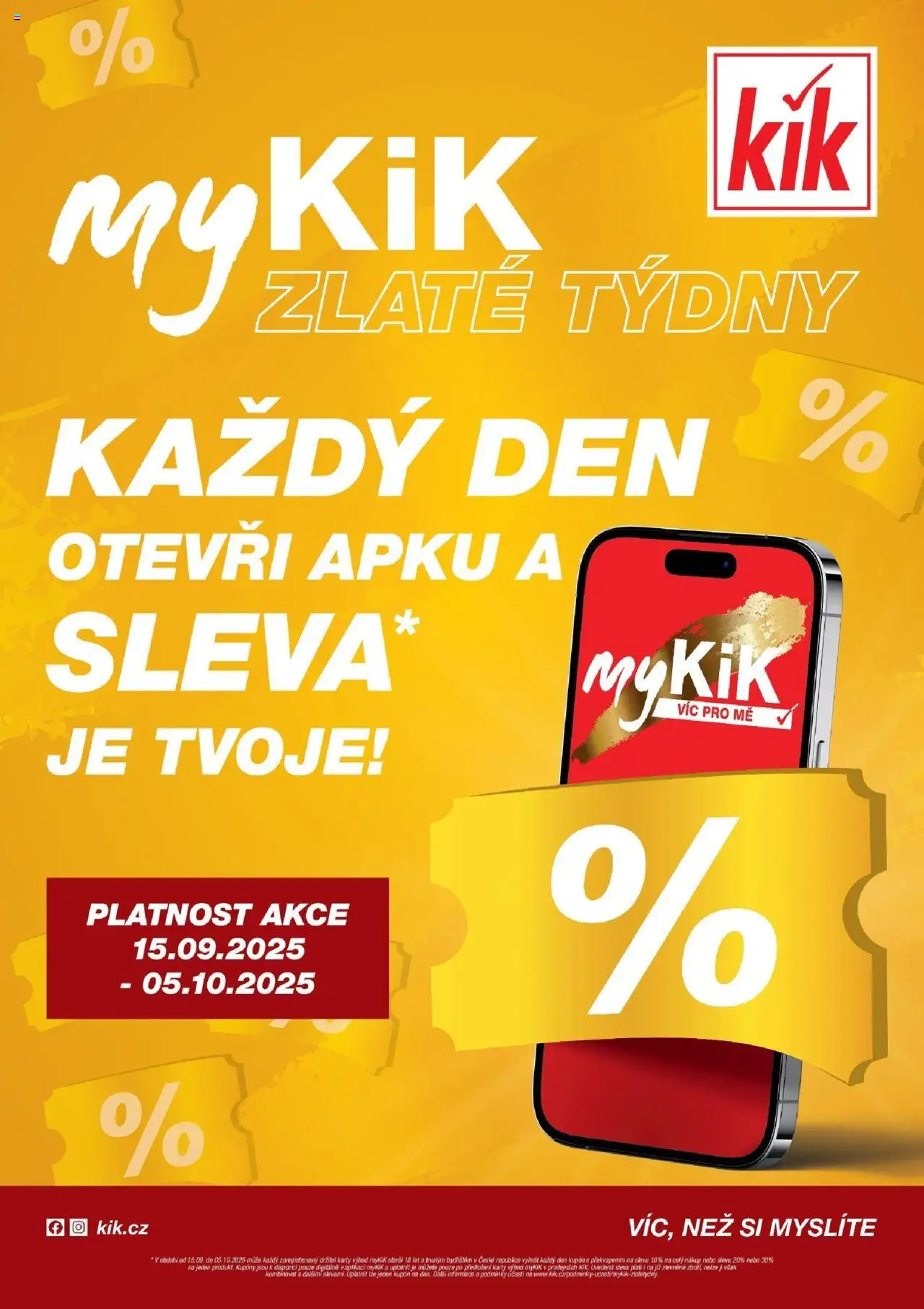 Náhled nabídky: Kik Leták - Zlaté týdny platný od 15.09.2025