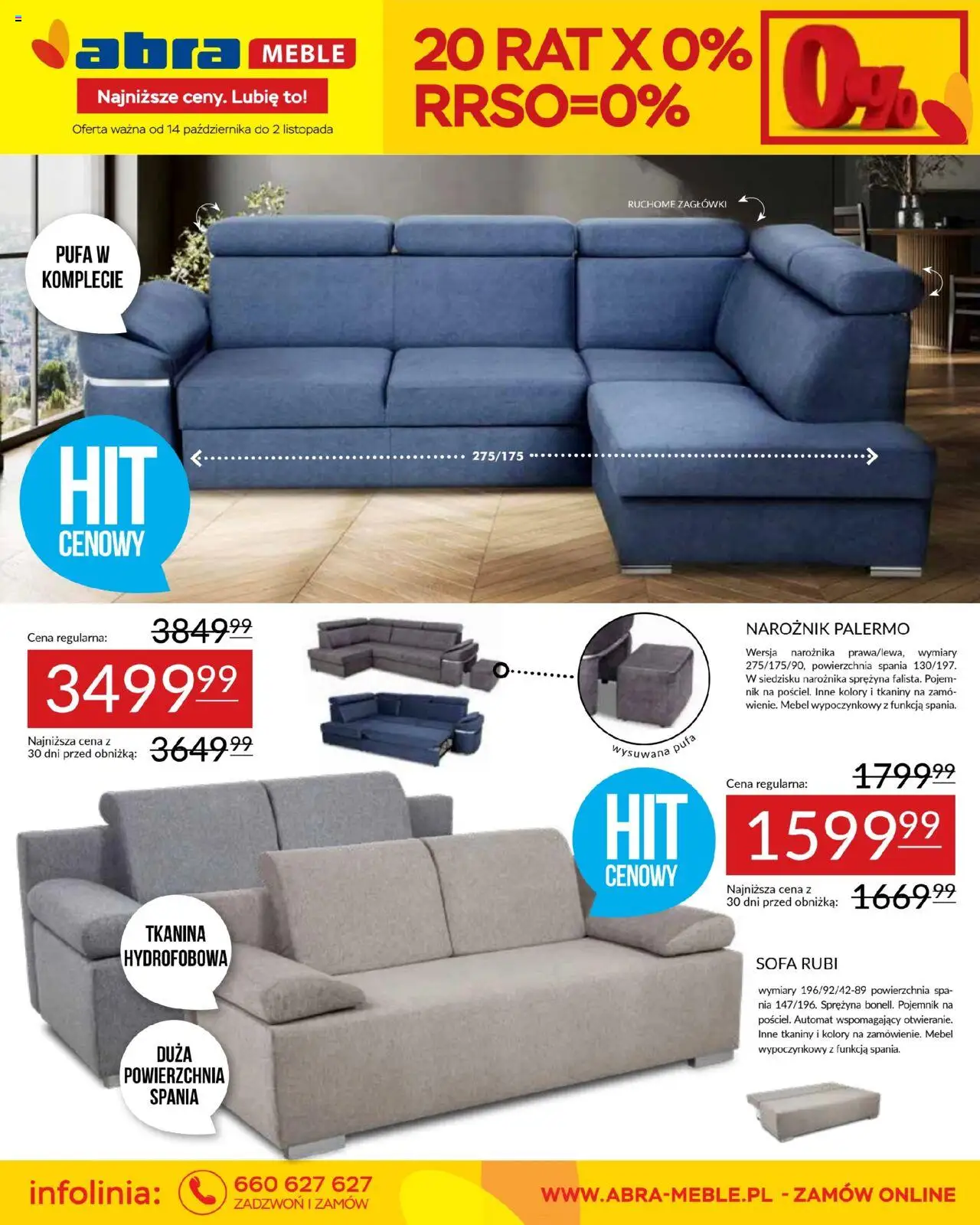 Pogląd gazetki "Gazetka" ze sklepu Abra meble ważnej od 14.10.2025