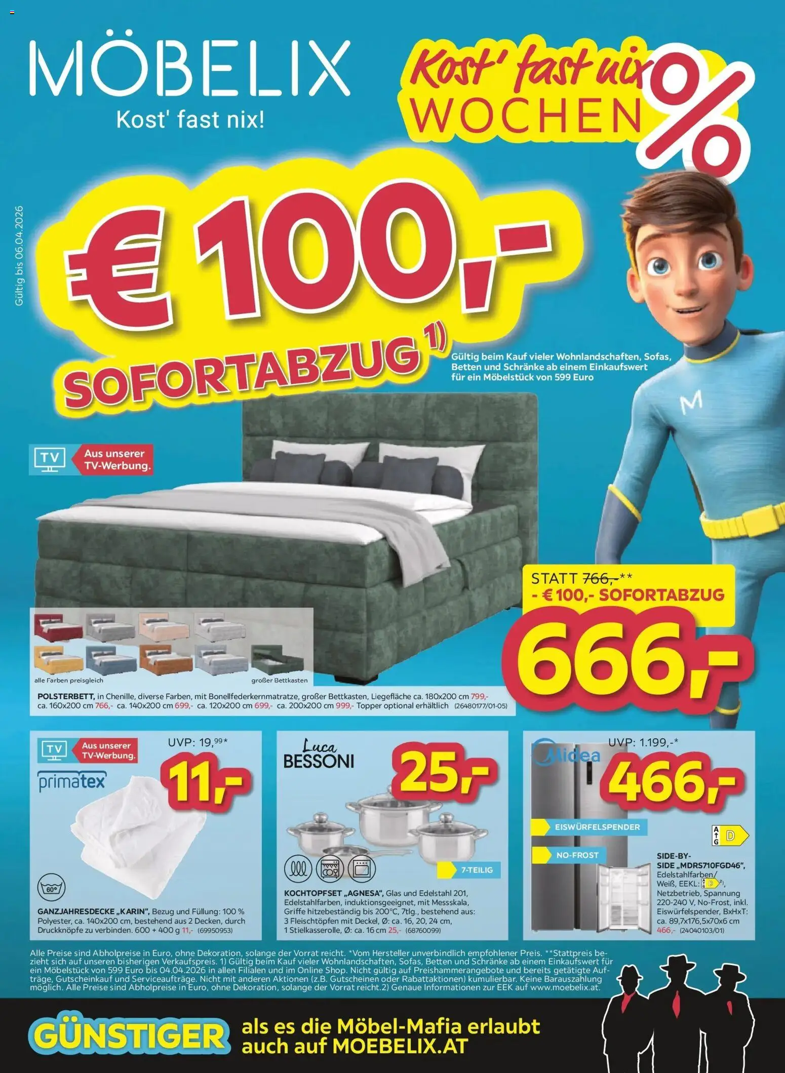 Vorschau der Angebote: Möbelix Möbelix Mistelbach, Zams, Zell Am See gültig ab 30.03.2026