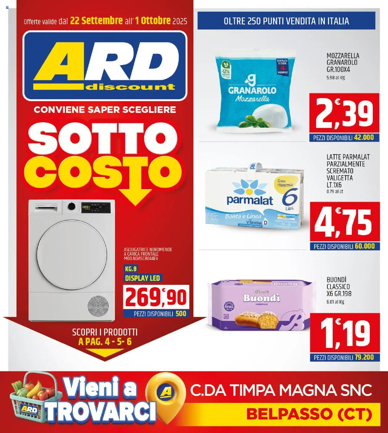 Volantino ARD Discount valido da 22/09/2025 numero di pagina 1
