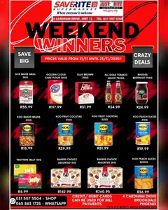 Preview of Saverite flyer valid from 21/11/2025