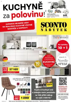 Náhled nabídky: Sconto nábytek Leták platný od 27.08.2025