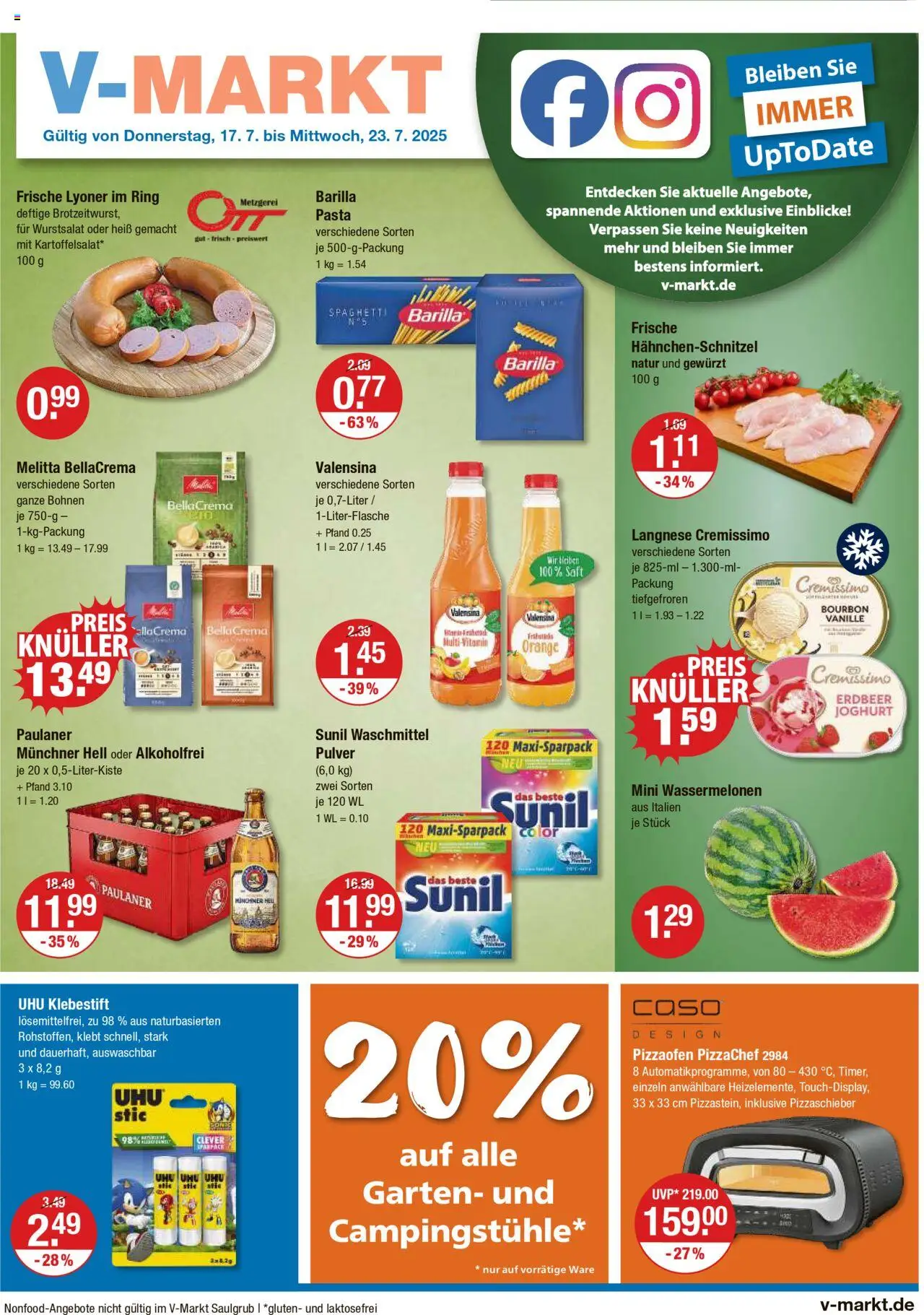 V-Markt Angebote (vom 17.07.2025) - Angebote Oberpfalz