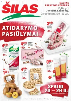 Šilas parduotuvės leidinio Leidinys - Atidarymo pasiūlymai galiojančio nuo 2025.10.20 peržiūra