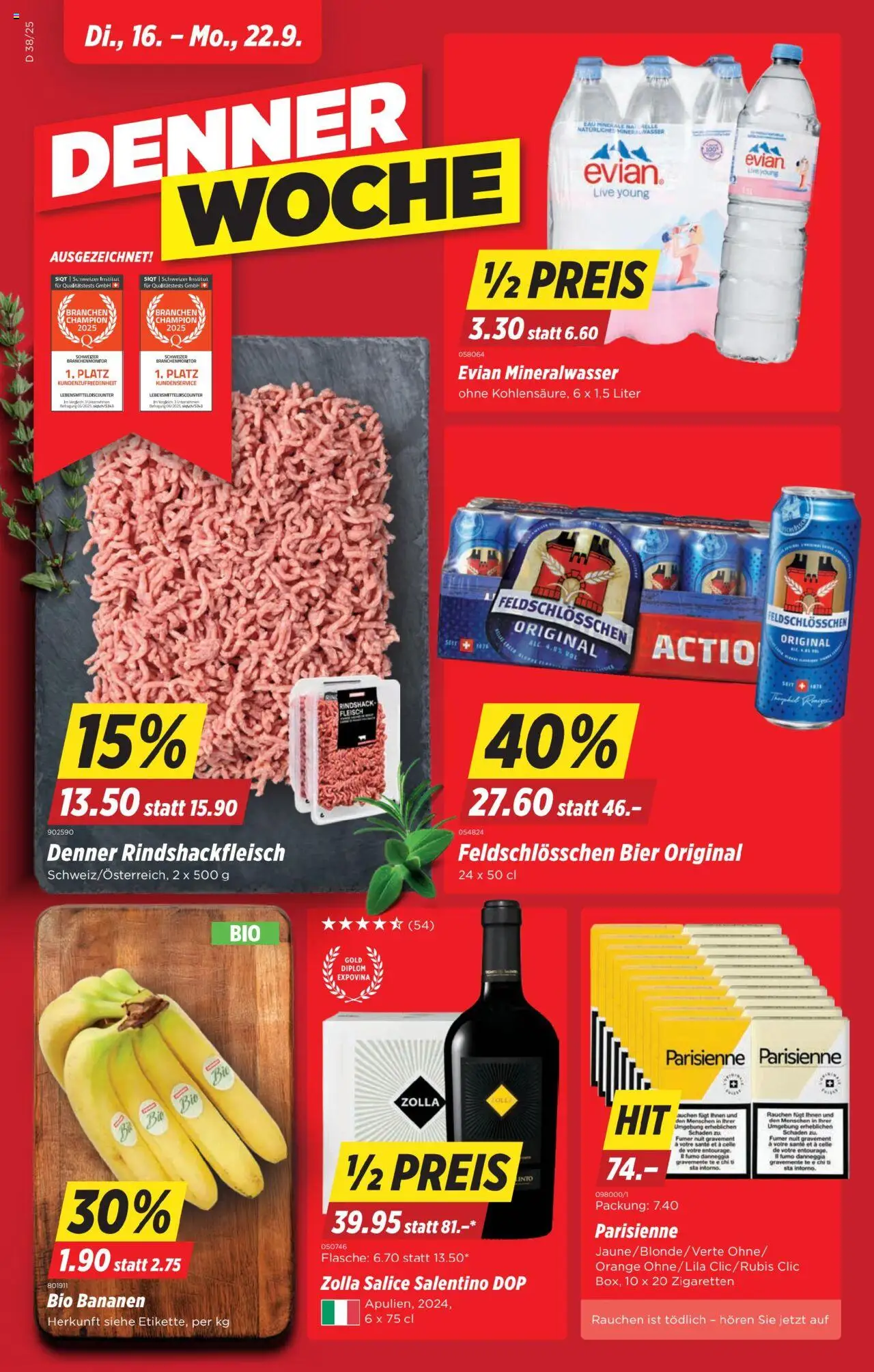 Denner Aktionen ab 16.09.2025 - Seitennummer 1