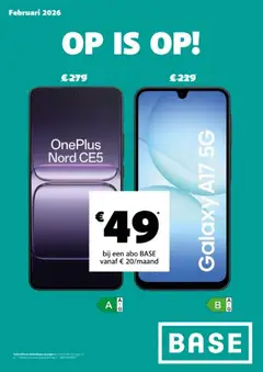 Voorbeeld van Folder van winkel Base geldig vanaf 03/02/2026