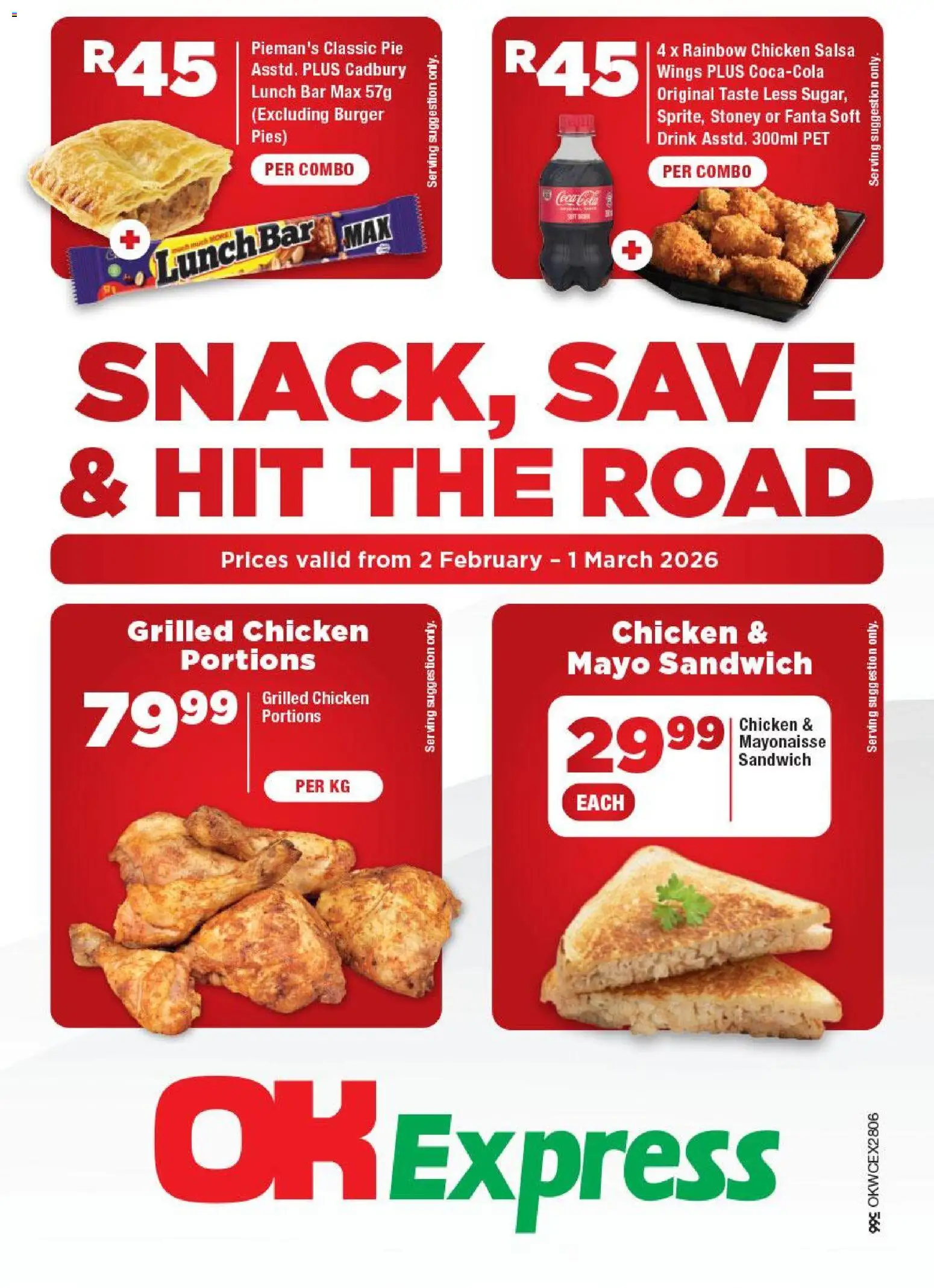 Preview of OK Foods flyer valid from 02/02/2026 - Chicken, Fanta, Stoney
