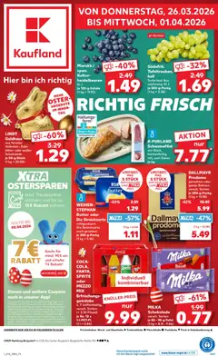 Vorschau von dem Prospekt des Geschäftes Kaufland, gültig ab dem 26.03.2026