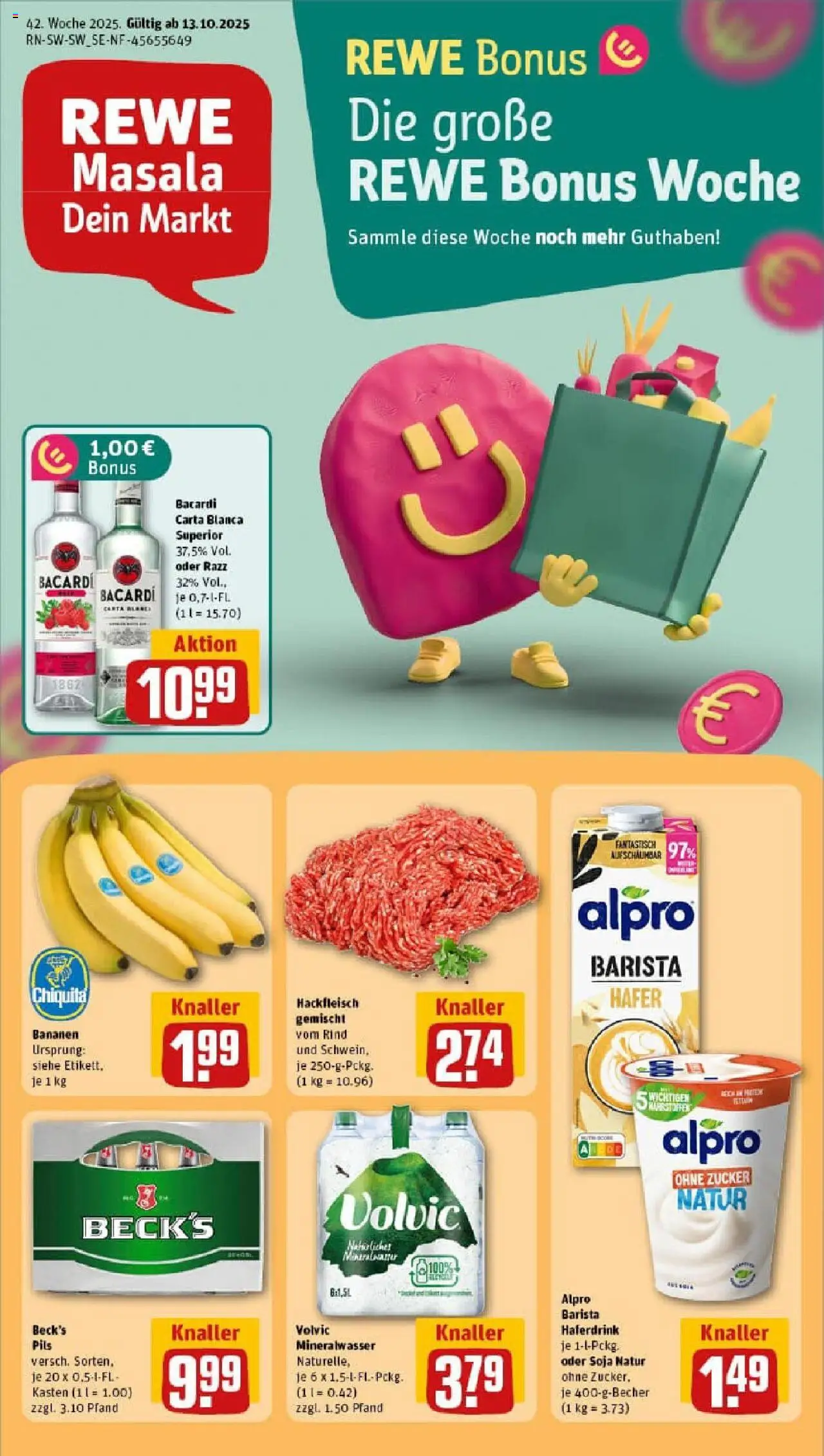 REWE Prospekt ab 13.10.2025 nächste Woche - Prospekt Burgstetten	