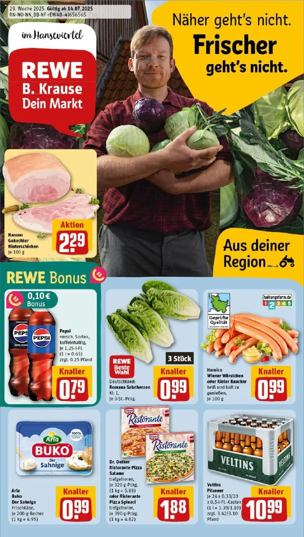 REWE Prospekt ab 13.07.2025 nächste Woche - Prospekt Lüneburg	