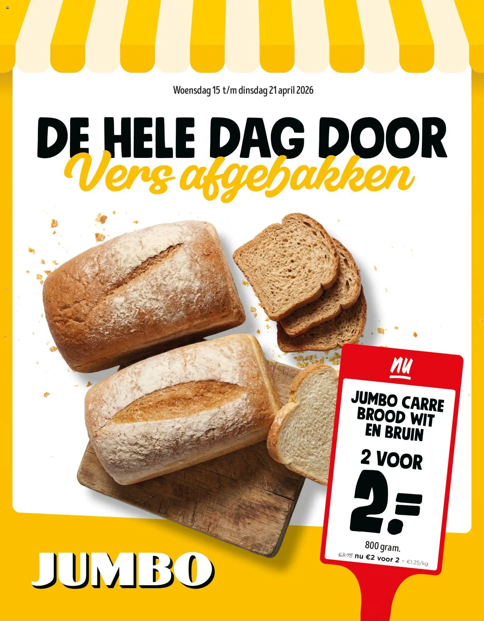 Voorbeeld van JUMBO Folder / Publicité van winkel JUMBO geldig vanaf 15/04/2026