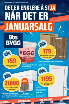 Forhåndsvis Kundeavis fra butikk Obs Bygg gyldig fra 04/01/2026