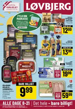 Eksempel på tilbudsavis Tilbudsavis fra butik Løvbjerg gyldig fra 08/08/2025