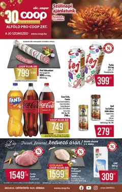 COOP - Alföld Pro-Coop Zrt. - Abc szuper megtekintése, amely érvényes 2025.09.25.-től