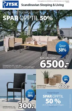 Forhåndsvis JYSK kundeavis fra butikk JYSK gyldig fra 27/04/2026