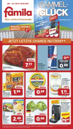 Vorschau von dem Prospekt des Geschäftes Famila Nordwest, gültig ab dem 28.07.2025